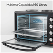 Horno Kanji Home KJH-HE600013600RAC 60 Litros 2000W Anafe Doble